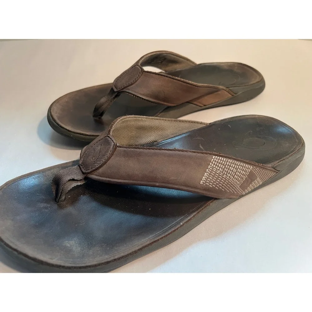 OluKai Tuahine Men's Waterproof Sandals SZ12 Summer Beach Travel Vacation